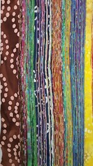 40-2″ MIXED colors, BATIK strips, quilt, cotton fabric-grab bag
