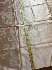 36”x54” pink 60% Silk 40%Cotton Jacquard Fabric lining Home Deco pillowcase