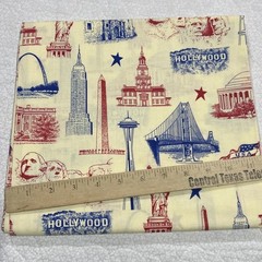 5 Yards X 44” AKO/NDA See The USA Fabric Material Continuous