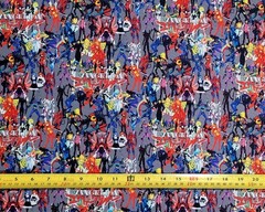 EVANGELION EVOLUTION GREY ANIME 1 YARD FABRIC ( 36″ X 58″ ) BRAND NEW