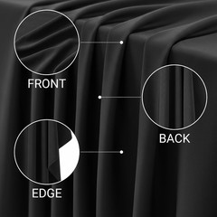 82% Nylon 18% Spandex Fabric 5 Yards 59 Inch Wide Black | Swimsuit Activewear Fa