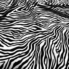 Animal Print Zebra 4 way Stretch Spandex Fabric 60″ wide by Yard for Swimwear