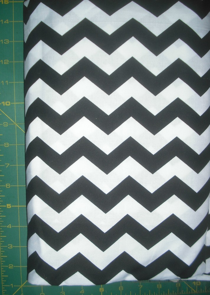 Michael Miller “Summer Soiree Chevron Black & White” QUILT FABRIC – BTY