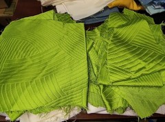 Lot of 110 Individual Mixed Fabric Pieces (Some are Duplicated) Approx 4lbs