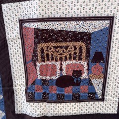 🌹Cat Pattern Fabric For Quilting. 7 Yards