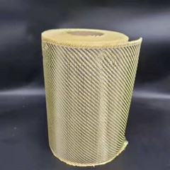 Black+ Yellow Aramid Carbon Fiber Blended Fabric Carbon Fixed cloth 27cm width