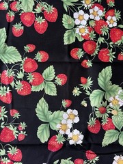 Timeless Treasures Fabrics STRAWBERRIES Pattern #Fruit-C6425 Quilt Fabric 2 Yds