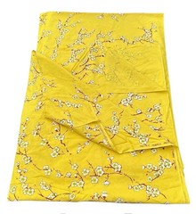 Pacific Fabric Printers 1980 Designs by Shoji Yellow Plum Blossom Fabric 4 Yds