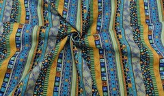 Ethnic Pattern Floral 100% Cotton Fabric 5Pcs Fat Quarters Bundle for Crafting