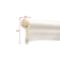 Boat Seat Cord Welting 191040 | Arctic Ice White 5/8 x 1/4 Inch (YD)
