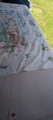 Crib Quilt Panels + More. Lot 1 Humpty Dumpty. Cow Over The Moon.