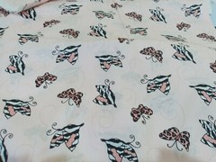 Pink Black And White Butterfly Fabric Cotton Woven Jo Anns spring summer monarch