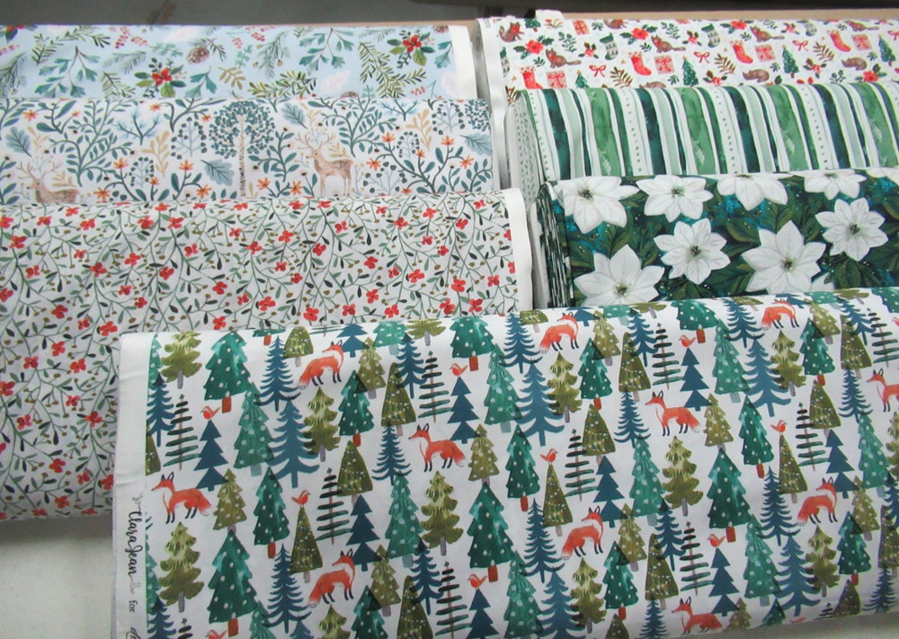 Timeless Treasures quilt-craft fabric BABY ITS COLD OUTSIDE bundle 7styles x 1yd