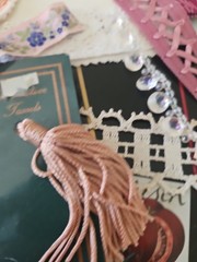 Slow Stitch Junk Journal Kit 32 Pieces Fabric, Lace, Appliques,Doily,Buttons Etc
