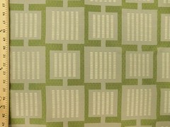 Designtex Urban Grid Silver Green Contemporary Geometric Upholstery Fabric