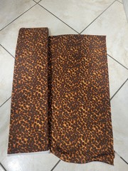 Animal Print Cheetah Leopard Upholstery Fabric Polyester 8 Yards Home Decor