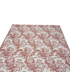BALLARD DESIGNS SUNBRELLA PAGODA PEONY CHINOISERIE FABRIC 2.75 YARDS 54″W