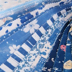 Threadart Blue Prints Jelly Roll 40 Precut 2.5″ Cotton Strips