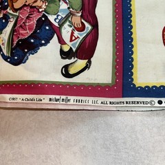 A Child’s Life 100% Cotton Panel by Michael Miller Fabrics -10 pictures/panel