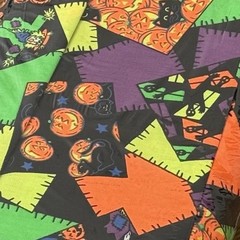 Wamsutta Hallmark Card Halloween New Scary 60” x 25yd Fabric Orange Purple Green