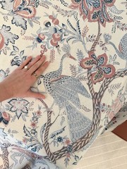 13 yds avail. Schumacher Aveline Linen in Lilac