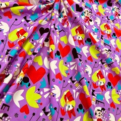 Animated Characters Print 4-way Stretch Fabric 60″ wide Swimsuit Spandex By Yard