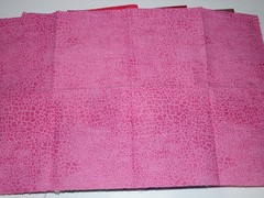 16 FQ Quality Cotton Fabric Lot – 1 Design – 8 Colors