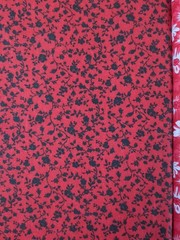 Lot of Fabric, Red Florals, 1lb 5oz