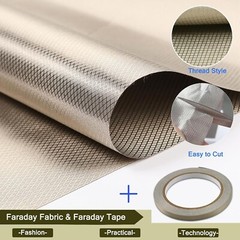 43.3″ x 72″ Faraday Cloth with Conductive Tape – DIY EMF Shielding Solution