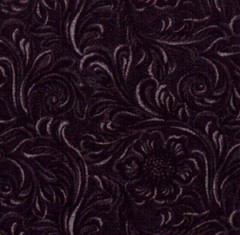 Moda Fabrics with 11216 16″Tooled Leather pattern”BLACK” Bty