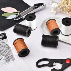 Topus Extra Strong Upholstery Repair Sewing Thread Kit and Heavy Multicolored
