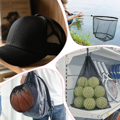 Black Netting Mesh Fabric for Sewing 29.5 X 59 Inch Soft Mesh Netting Fishnet