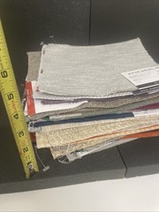 Fabric Samples Square Piece Pindler Lot of 70 PC Multi Color Design