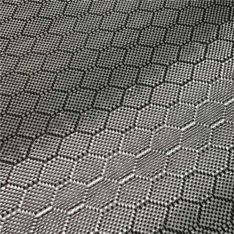 3K240g 100×50/100/200/300Football Honeycomb Hexagonal Pattern Carbon Fiber Cloth