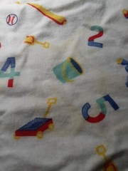 Cotton Flannel Sewing Fabric Juvenile Outdoor Sports Crafting Material 20″ x 44″