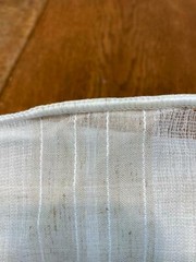 P Kaufmann Linen Beige Heaven Sheer Stripe Fabric By The Yard