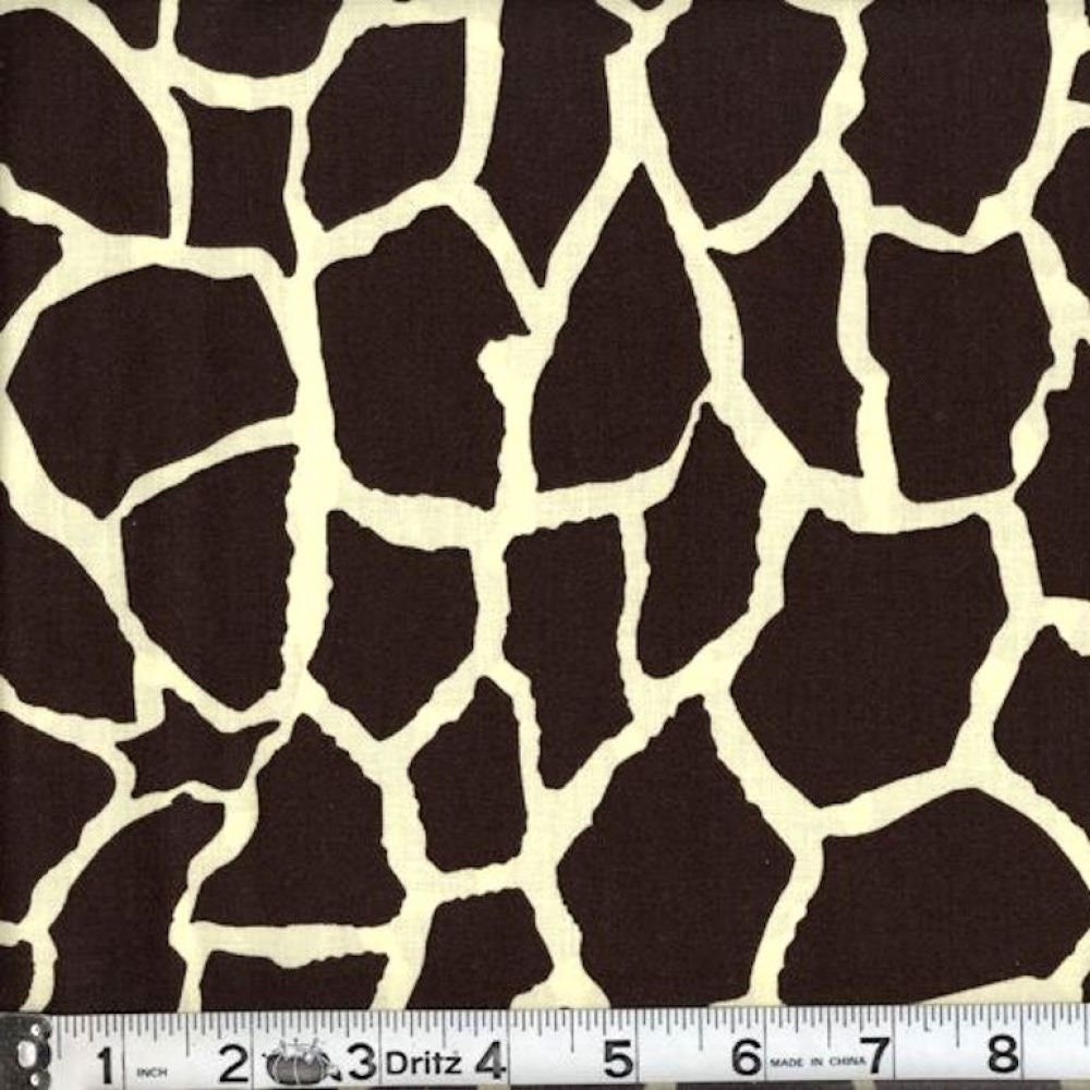 2 yds Giraffe ANIMAL SKIN 100% Cotton Fabric EXOTIC