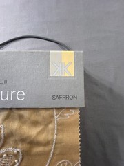 Kravet Couture fabric sample “Weaves / Modern Colors Vol. II” Saffron colorway