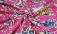 NO TARRIF CHARGES 100%✅ZK_327 Multi Hand Printed 100%Cotton 7 Yard Fabric