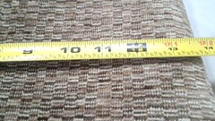 Chenille Upholstery Fabric Remnant 56″x110″ Cotton/Poly Blend Green/Tan Brown