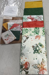 Annie’s Creative Quilters Batik Fabric Pack+ Pattern, Joy To The World FQ115 New