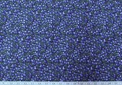 Wild Blueberry Cotton Fabric Purple Berry Saskatoon Elderberry Fruit 18 x 60 w