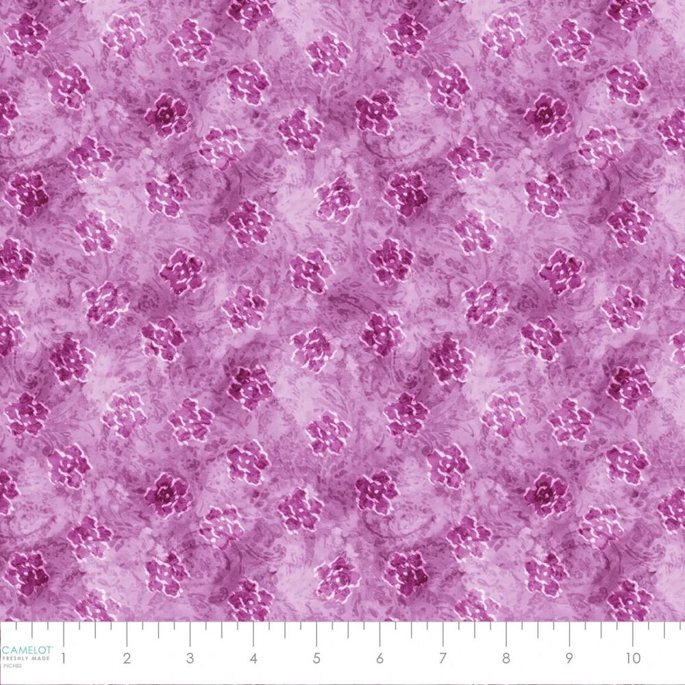 Camelot Fabrics Daphne – Faux Batik Orchid 44″ Wide Cotton Quilt Fabric BTY