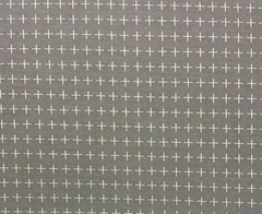 PINDLER PLUS GRID GRAVEL TAUPE GRAY SUNBRELLA OUTDOOR INDOOR FABRIC BY YARD 54″W
