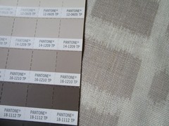 Schumacher’s Townline Linen Fabric 6.44 yds Taupe beige