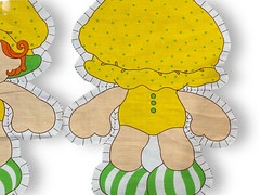 Vintage 1981 Strawberry Shortcake Apple Jack Fabric Cut & Sew Pillow Doll 16″