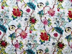25 Yard Hand Block Print Handmade Cotton Indian Natural Sanganeri Printed Fabric
