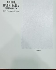 Crepe Back Satin Bridal Fabric Drapery Soft 60″ Inches By the Yard Crepeback