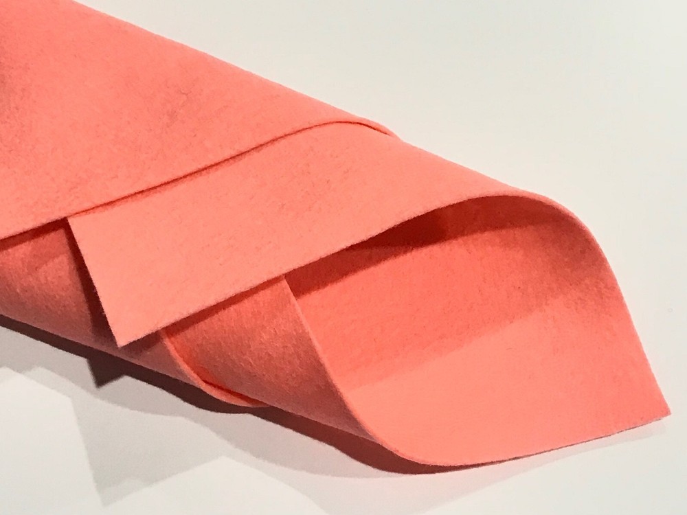 1mm Peach Pink Merino Wool Felt Sheet 20 x 30cm – No. 25 – AU Seller