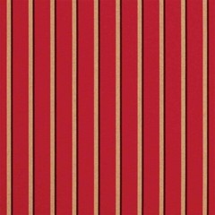 SUNBRELLA 5603 HARWOOD CRIMSON RED GOLD STRIPE OUTDOOR WOVEN FABRIC 1.4 YD 54″W